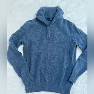 J.Crew shawl collar 100% lambswool sweater size XS